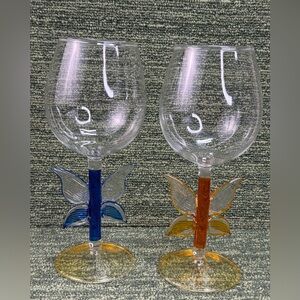 BUTTERFLY GOBLET Wine Glasses Set